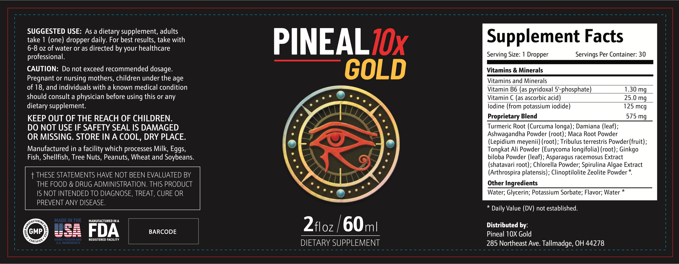 Pineal 10x Certification